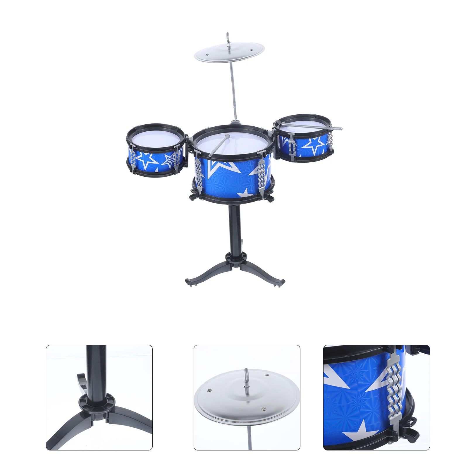 

Kids Toy Simulated Jazz Drum Percussion Instrument Educational Puzzle Kit Child
