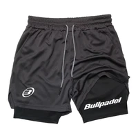 New Men's Padel Sport Shorts Summer Male Breathable Tennis Shorts Quick-Drying Badminton Trousers Outdoor Running Sportwear 2