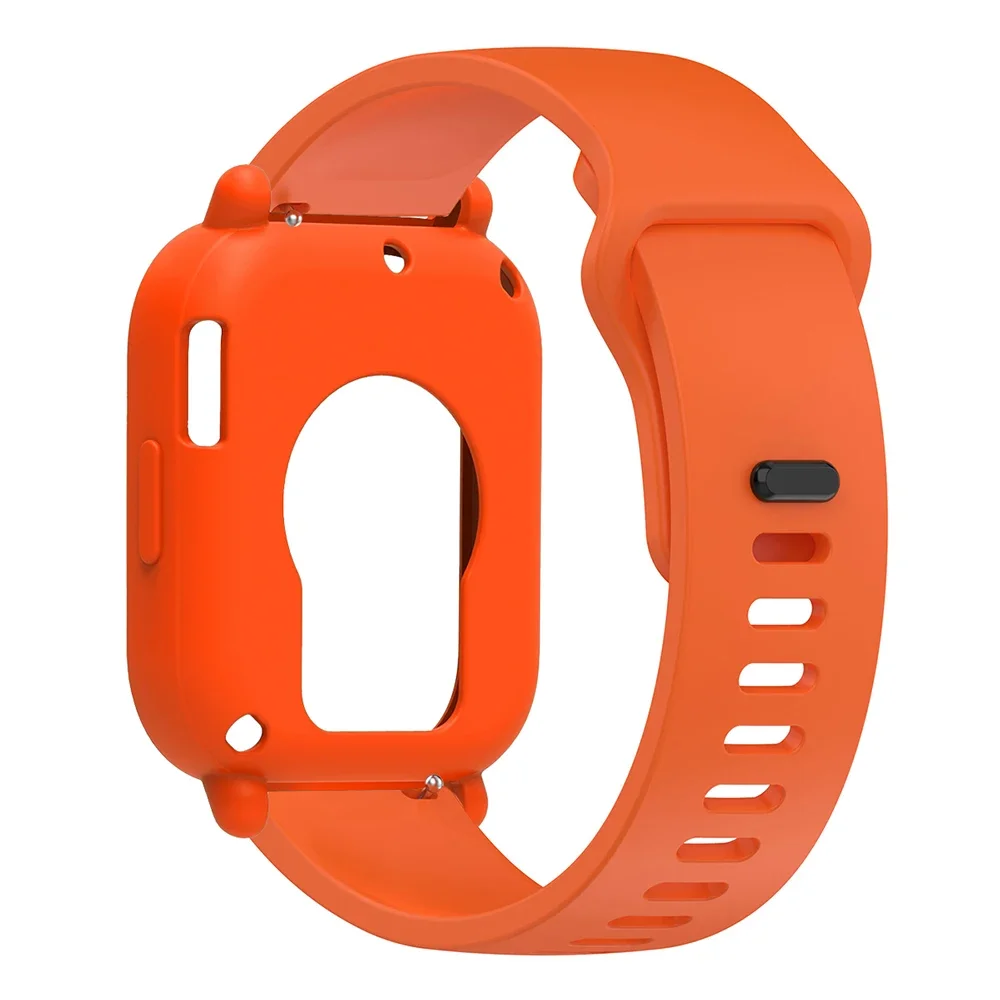 Silicone Strap and Protective Bumper for Smartwatch - Replacement Bracelet Belt