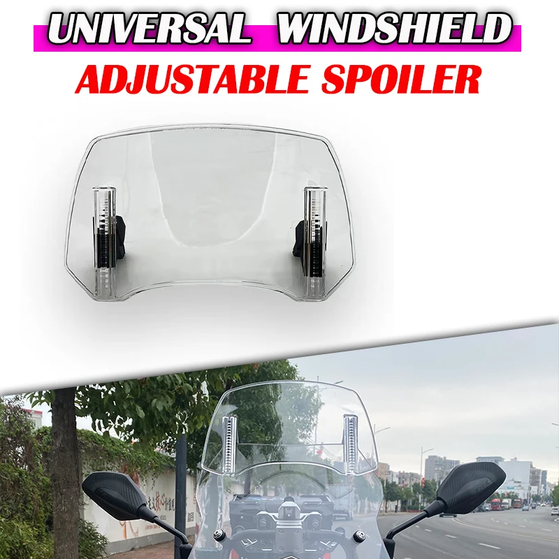 

ADV 150 X-ADV 350 Motorcycle Windshield Extension Adjustable Spoiler Deflector Fit For HONDA CB400X CB500X NT1100 XL750 Transalp