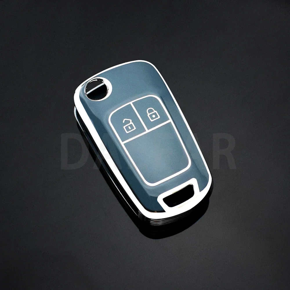 뷰익 쉐보레 크루즈 에피카 로바 카마로 임팔라 아베오 말리부 세일 올랜도 트랙스 스파크 TPU 자동차 키 케이스 키 쉘, 2 버튼, 3 버튼, 4 버튼