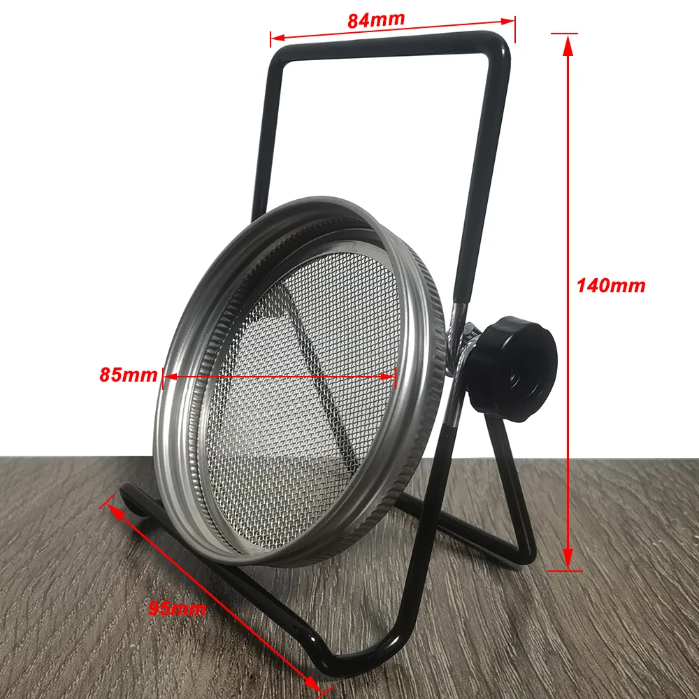 Seed Sprouter Germination Cover Sprouting Mason Jars With Stainless Steel Strainer Screen Lids Stainless Steel Germinator Stand