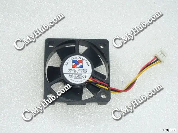 

Для ARX Φ DC12V 0.13A 4010 4 см 40 мм 40x40x10 мм 3pin охлаждающий вентилятор