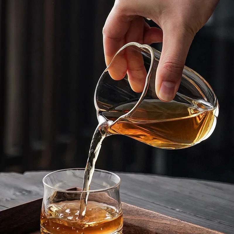 Plum Fair Cup High Borosilicate Glass High Permeability Tea Dispenser Accessories Glass Tea Set