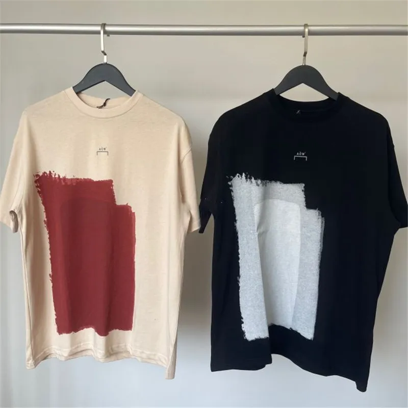

2023ss A-COLD-WALL* T-shirt Red Ink Painting A COLD WALL T shirt 1:1 Best Quality Tag ACW Tops Tee
