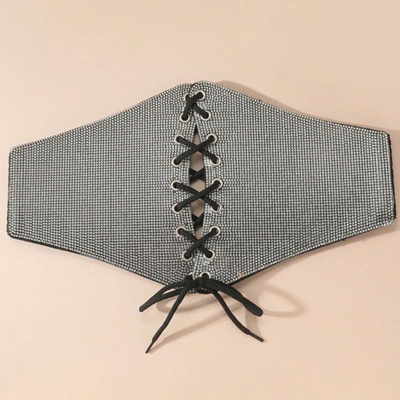 

Vintage Wide Stretchy Belt with Self-Tie Rope for Women Ladies Shirt Dress Belt