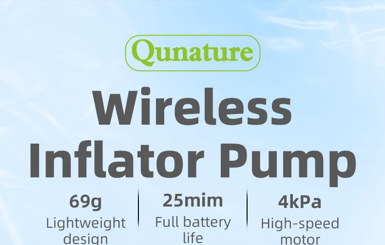 conception portable de la pompe à air électrique