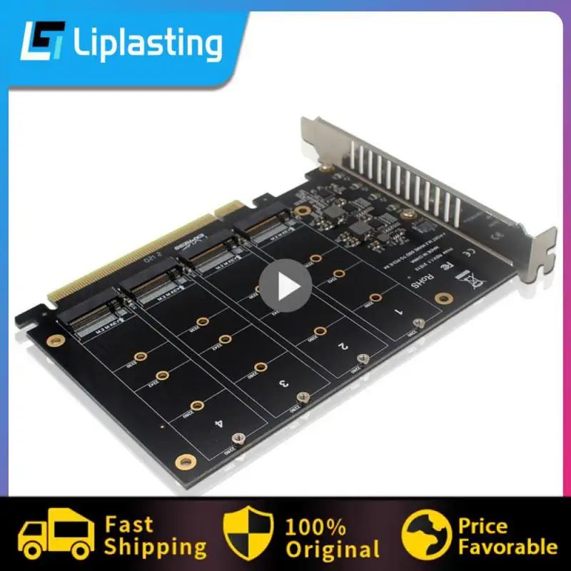 

NVME 4-дисковая карта PCIE сигнальная разделенная карта массива