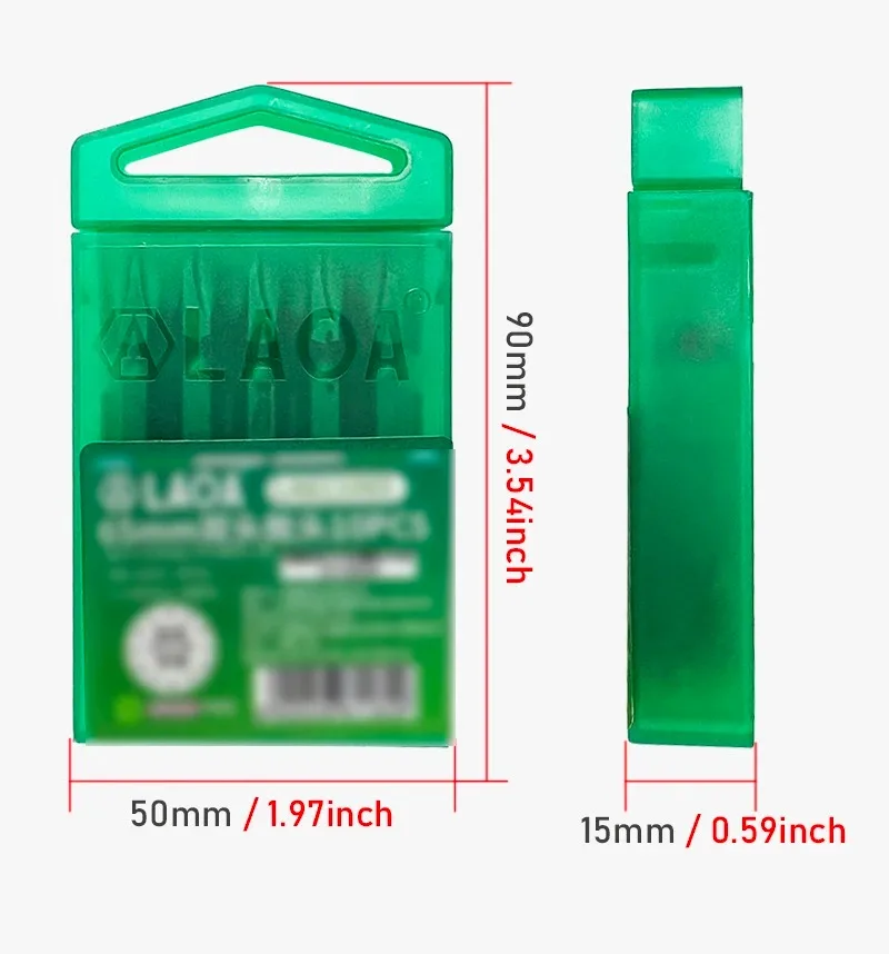 LAOA 10pcs 스크루 드라이버 비트 65mm 슬롯 형 필립스 스크루 드라이버 PH2 전기 드릴 스크루 드라이버 헤드
