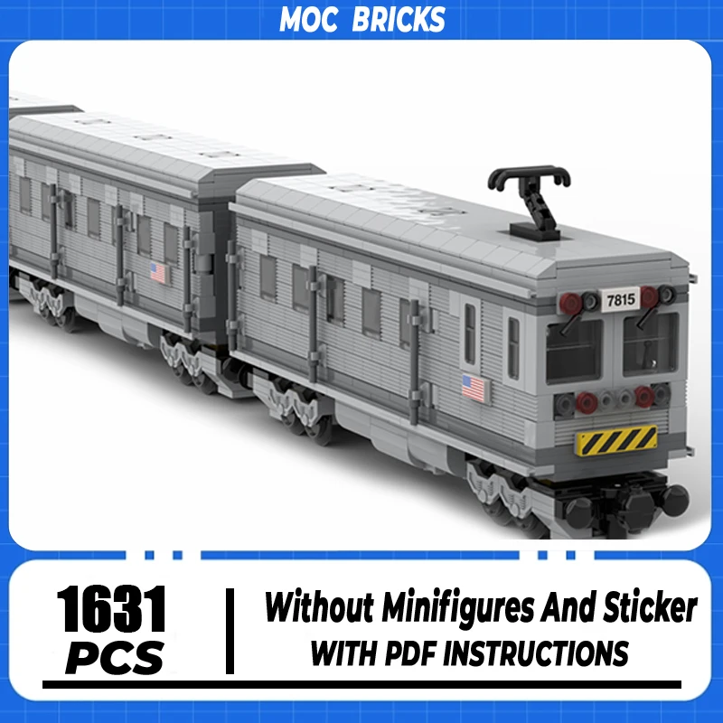 

Moc Building Bricks Underground Metro Station Model Building Technology City Street View Modular Block DIY Toy Holiday Gift