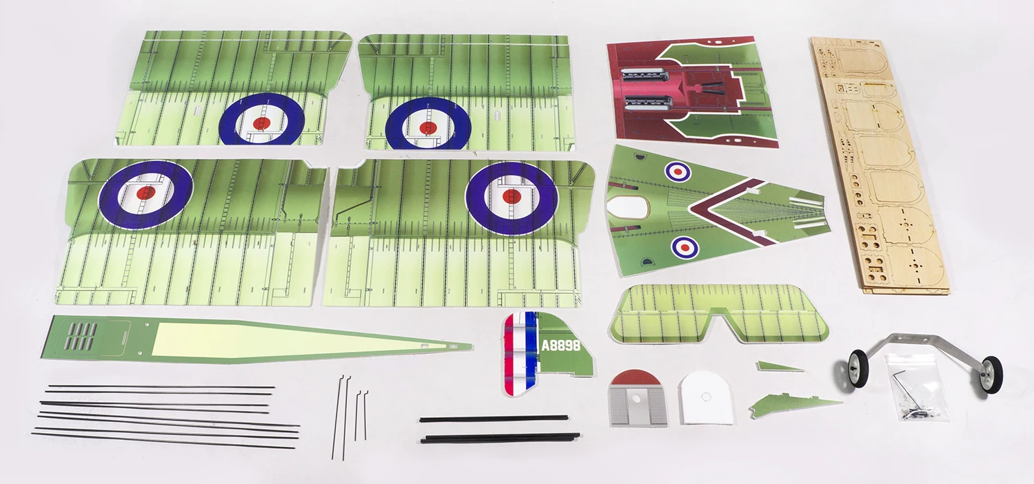 E33 800mm Wingspan PP Foam RC Airplane Model SE5A Dancing Wings Hobby Fixed-wing Aircraft 5