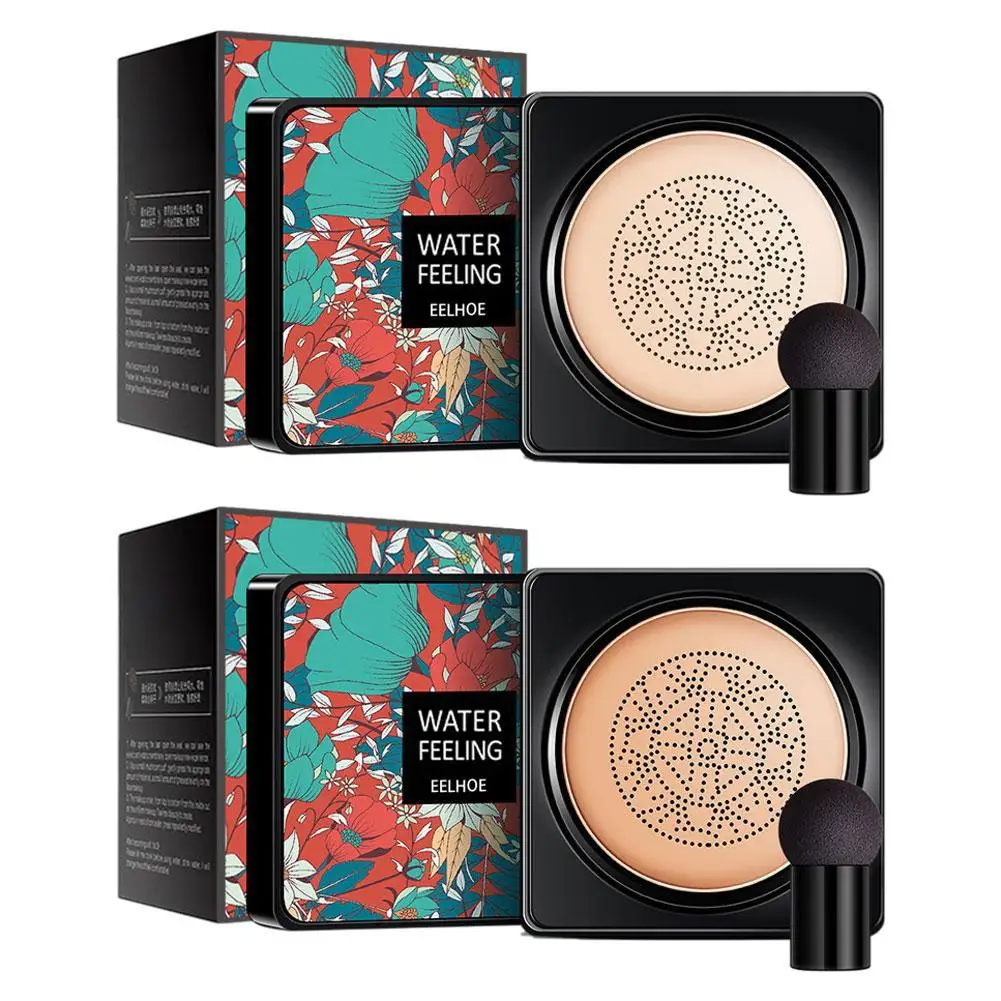 BB CC Cream  Face Foundation Concealer Cushion Mushroom Base Waterproof Brighten Makeup Brightening Tone Cosmetics Make up 3