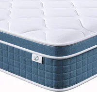 10 Inch, Hybrid Twin Size Mattress in a Box, Twin Bed Mattress with Individual Pocket Springs and Pressure-Relieving Memory Foam 1