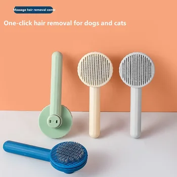 Dematting Brush for Cats Dogs Hair Removal Comb Shedding Trimmer Needle Comb Pet Grooming Tool MMRYP07