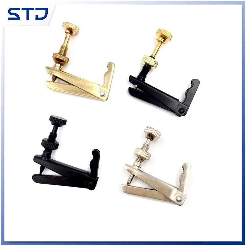 Fine 4 Pz Viola Tuners Regolatore Spinner Nero/Dorato/Argento Viola Stringhe Regolatore Tuner Stringhe Ganci, Parti Viola