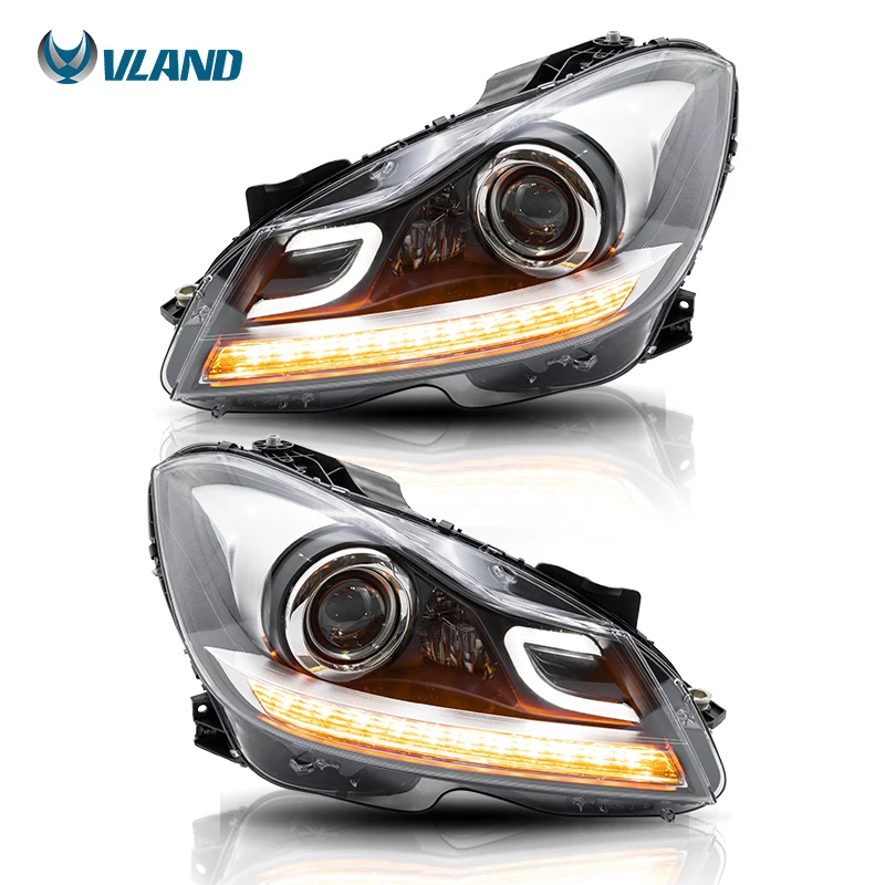 

Manufacturer Factory Wholesales Full LED Headlights W204 2011-2014 Modified Car Front Lamp For Mercedes-Benz C class