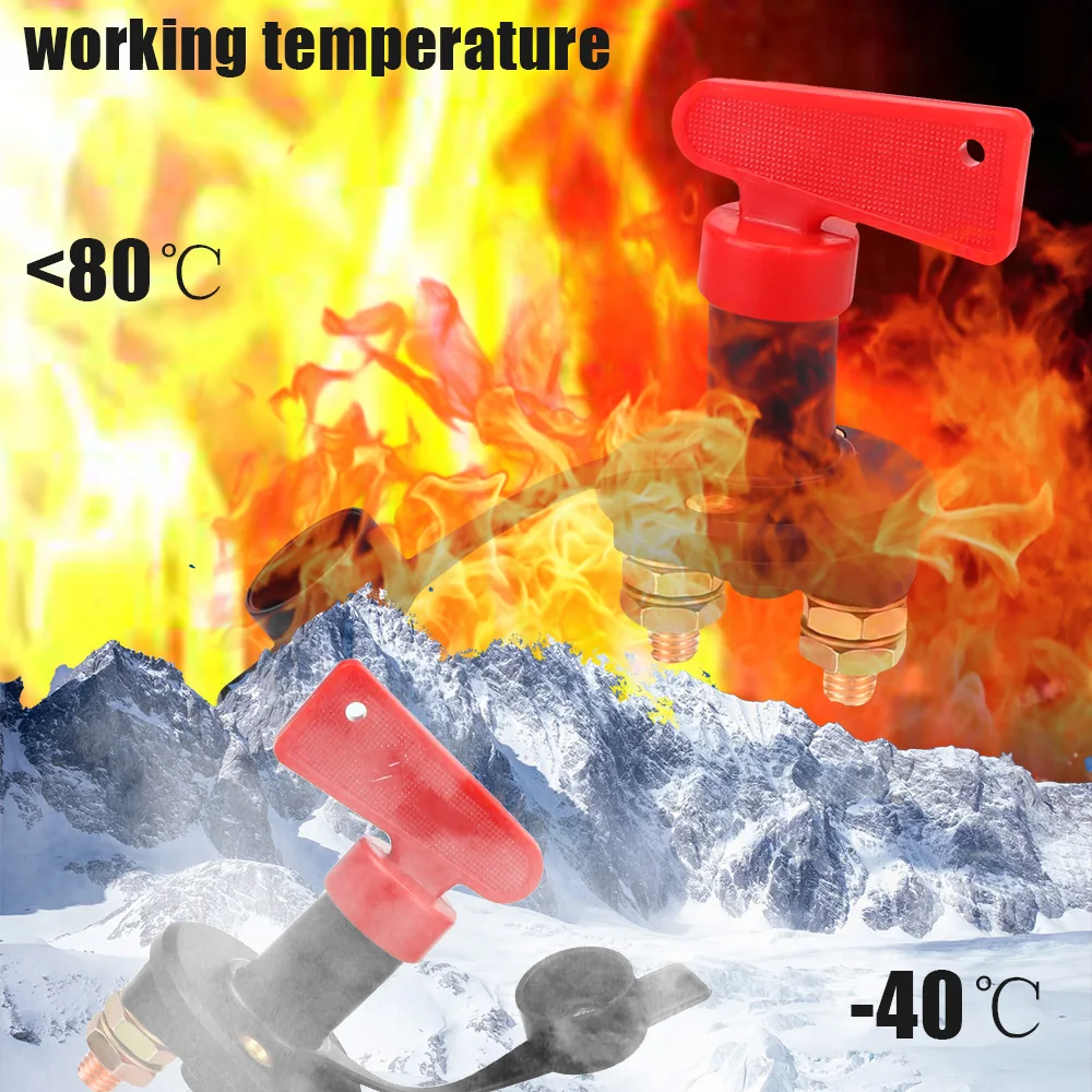 Volledige set met uitschakelaar en rode kap samen