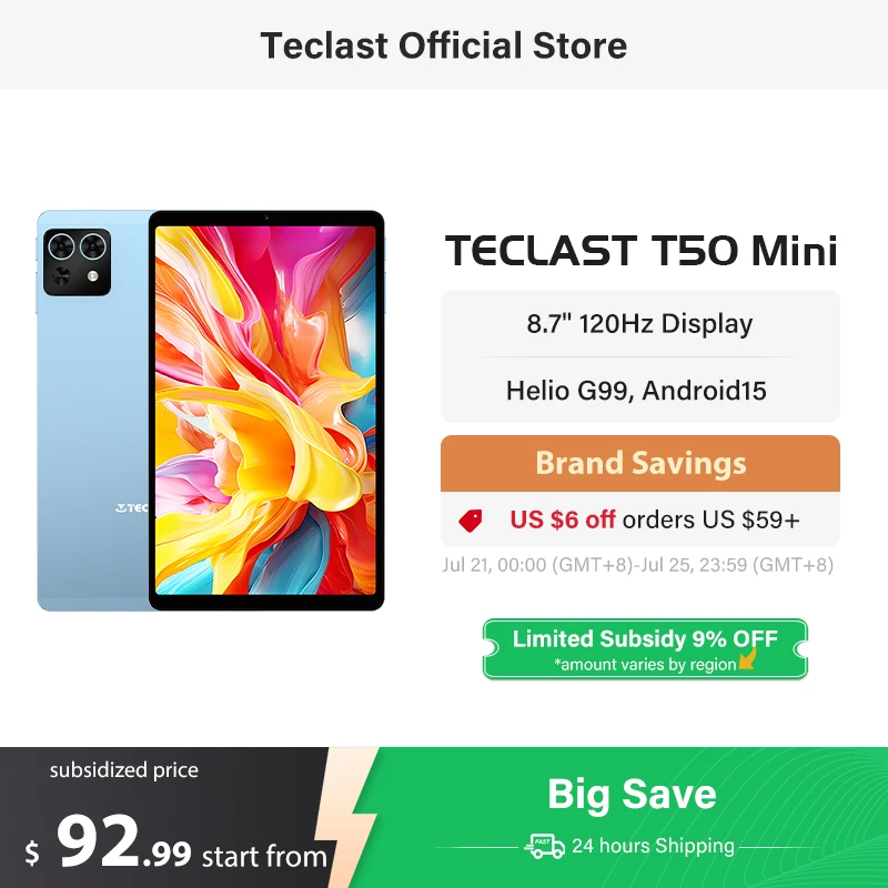 その他 TECLAST T50 Mini 8GB+128GB T50 Mini Tablet