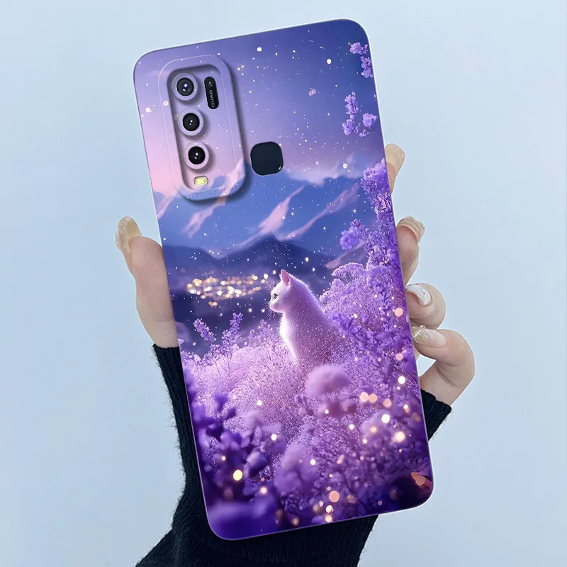 Fashion Simplicity Flower Soft Liquid Silicone Phone Case Cover