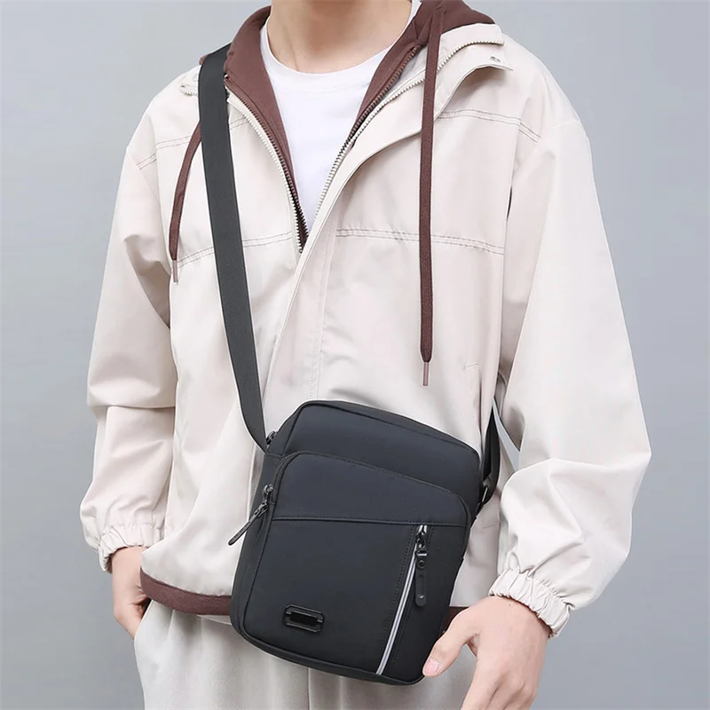 

Men Messenger Bag Crossbody Shoulder Bags Travel Bag Man High Quality Purse Small Sling Pack for Work Business Men's Bag