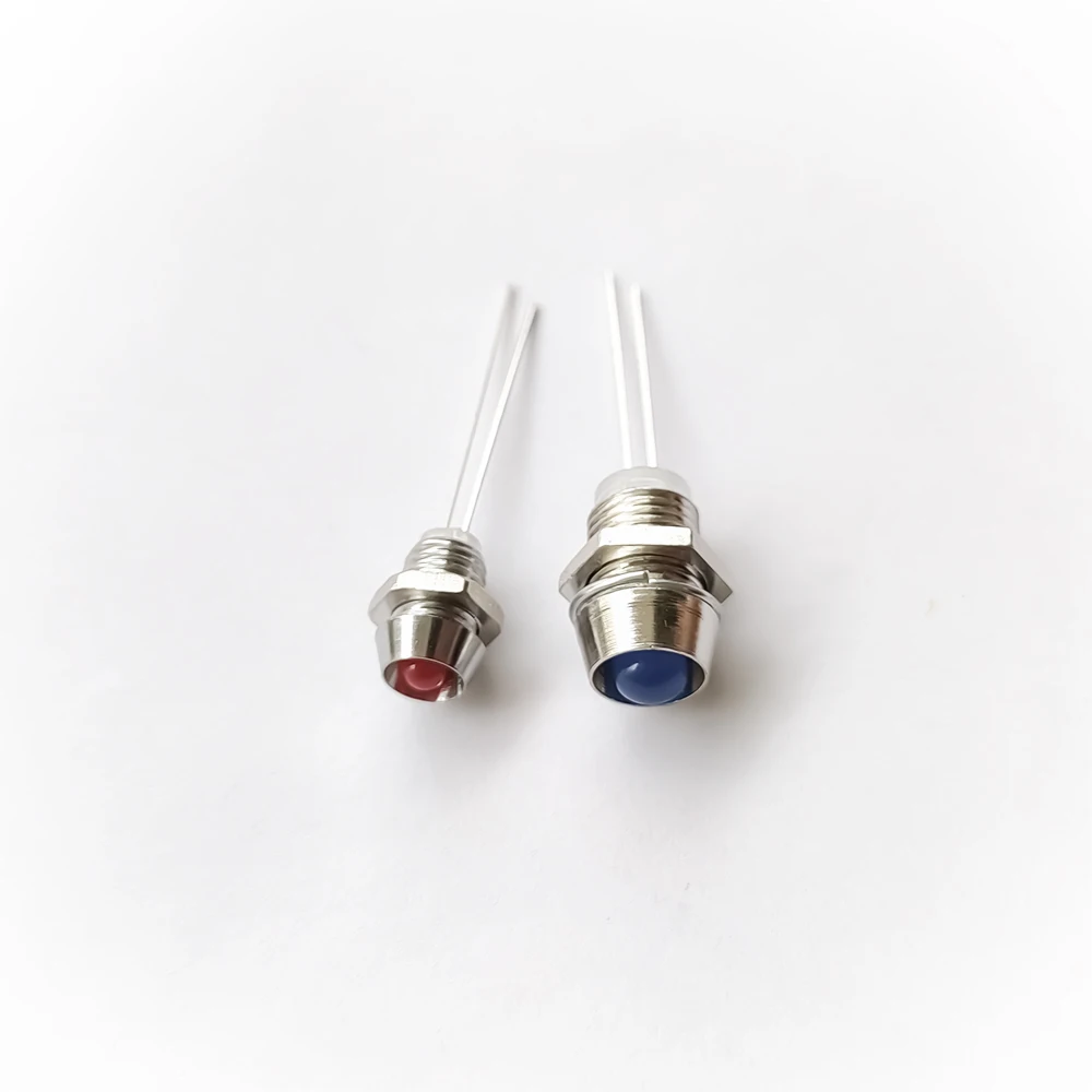 10pcs 3MM 5MM Light Emitting Diode Metal LED Holder Mount Panel Display LED Bezel Holder Panel Display Lamp Bases