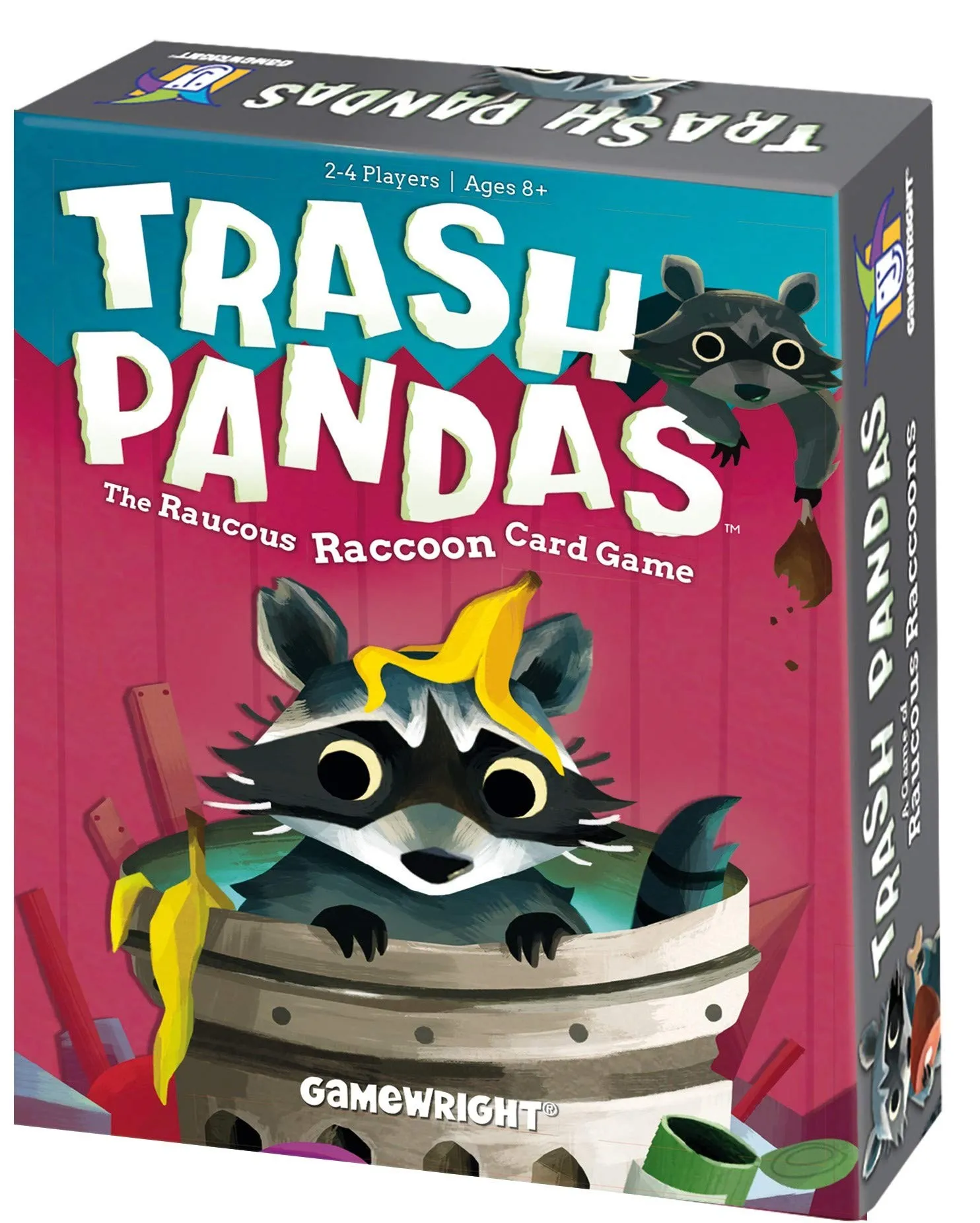 Trash Pandas - The Raucous Raccoon Card Game - 252 Family party birthday party parent-child strategy game 2pcs lot rgbw 36 led flat par light dmx 512 dj disco family birthday party theater wedding remote control stage lights show