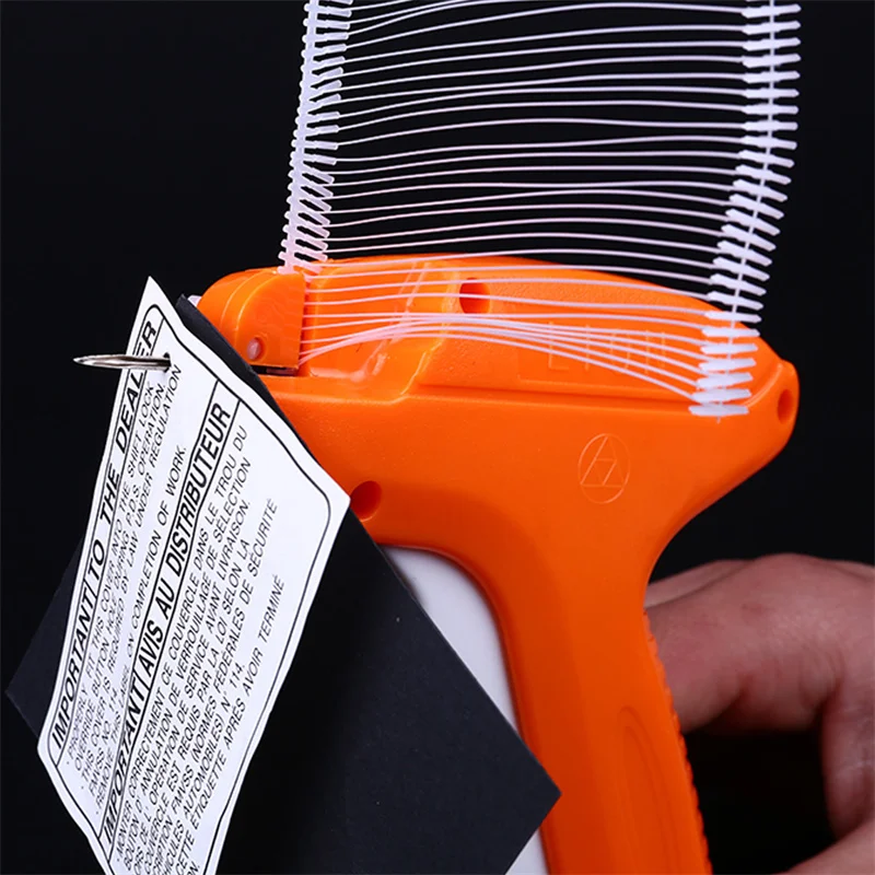 Clothes Garment Price Label Tagging Tag Gun 1Set 1000 X 3" Barbs 5 Needles Set clothing label gun,price label gun,garment label gun,label gun,clothing tagging gun,tagging gun barbs