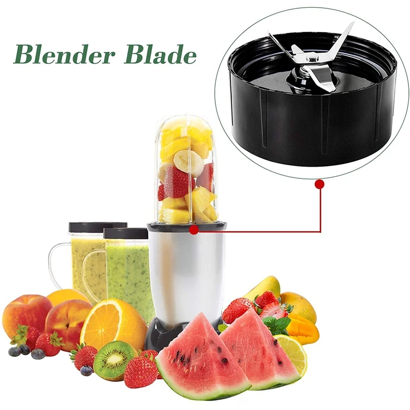 Cross Blade Replacement Part Compatible for Magic-Bullet (250W, MB1001 Series) Blade Stainless Steel Cross Spare