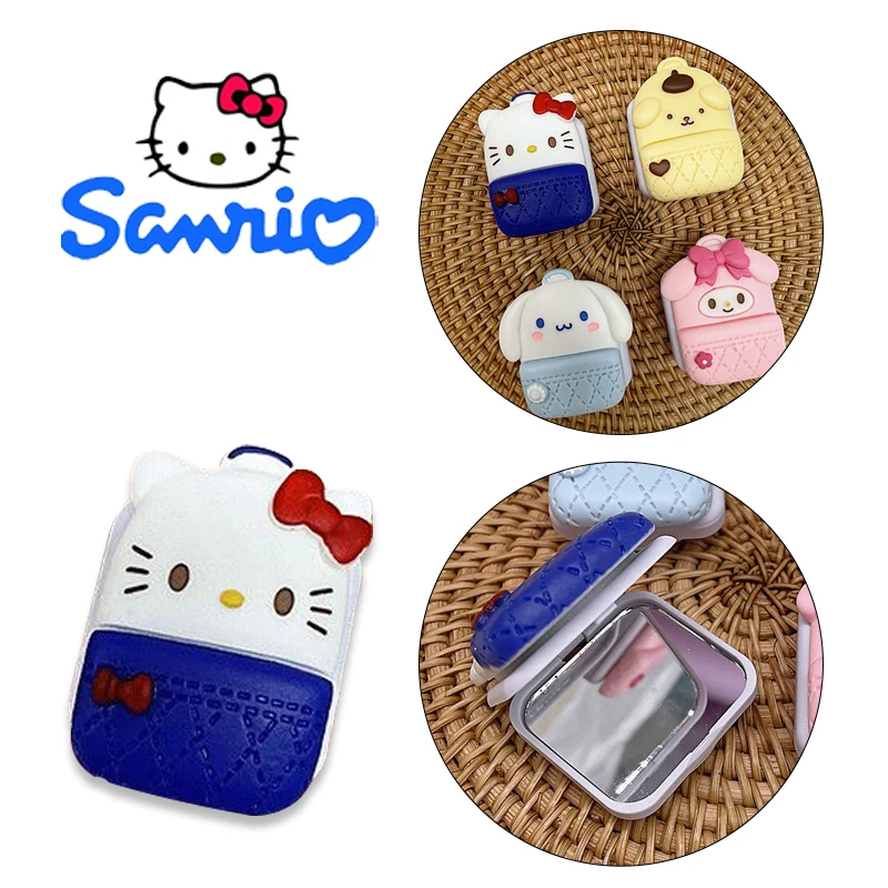 Sanrio Hello Kitty Pieghevole Specchio Cosmetico Supporto Per Telefono Stand Telefoni Grip Accessori Per Telefoni Cellulari Per Iphone 15 14 13 Pro Ma