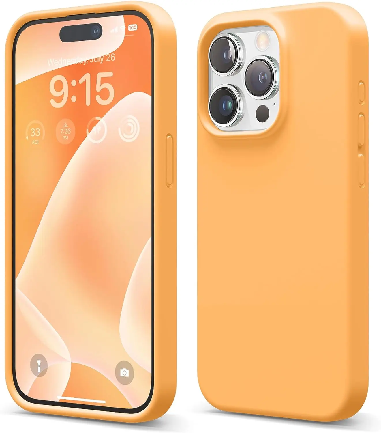 Premium Liquid Silicone Shockproof Protective Phone Case with Microfiber Lining