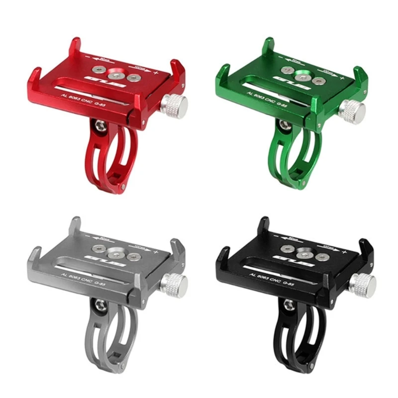 

Aluminum-Alloy Bike Phone Holder Motorcycles Handlebar Phone Mount Clip for Electric, Mountain, Scooter, Dirt Bikes E56D