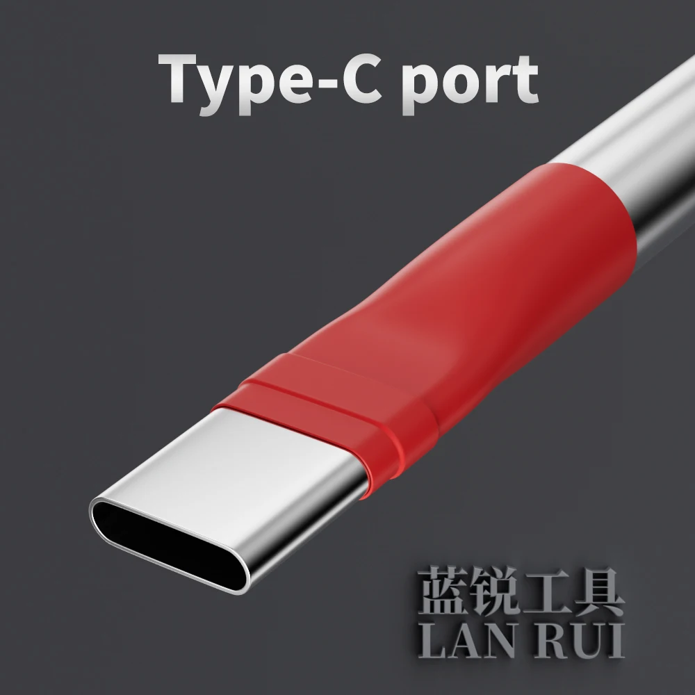 Lanrui A98 Type-C 테일 플러그 녹슬지 않는 보호 커버 손상 방지 녹슬지 않는 안전한 분해 변형 없는 도구