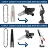 12-Pack 4/6" Chains,Home 4/6" Mini Chainsaw Accessories (Guide/Chain) Replacement Chains For Cordless Pruning Saws,Cutting Tools 6