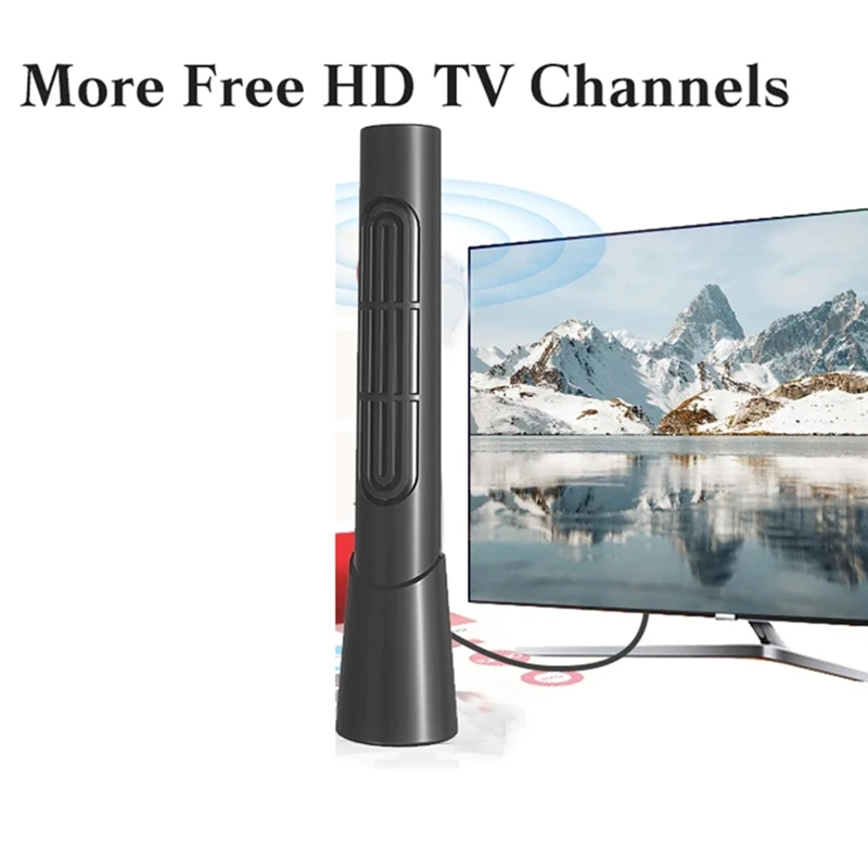 Indoor TV Antenna With Amplifier 46-862M Long Range 7000 4K 1080P Digital HD Signal Booster DVBT2 ATSC TV Receiver