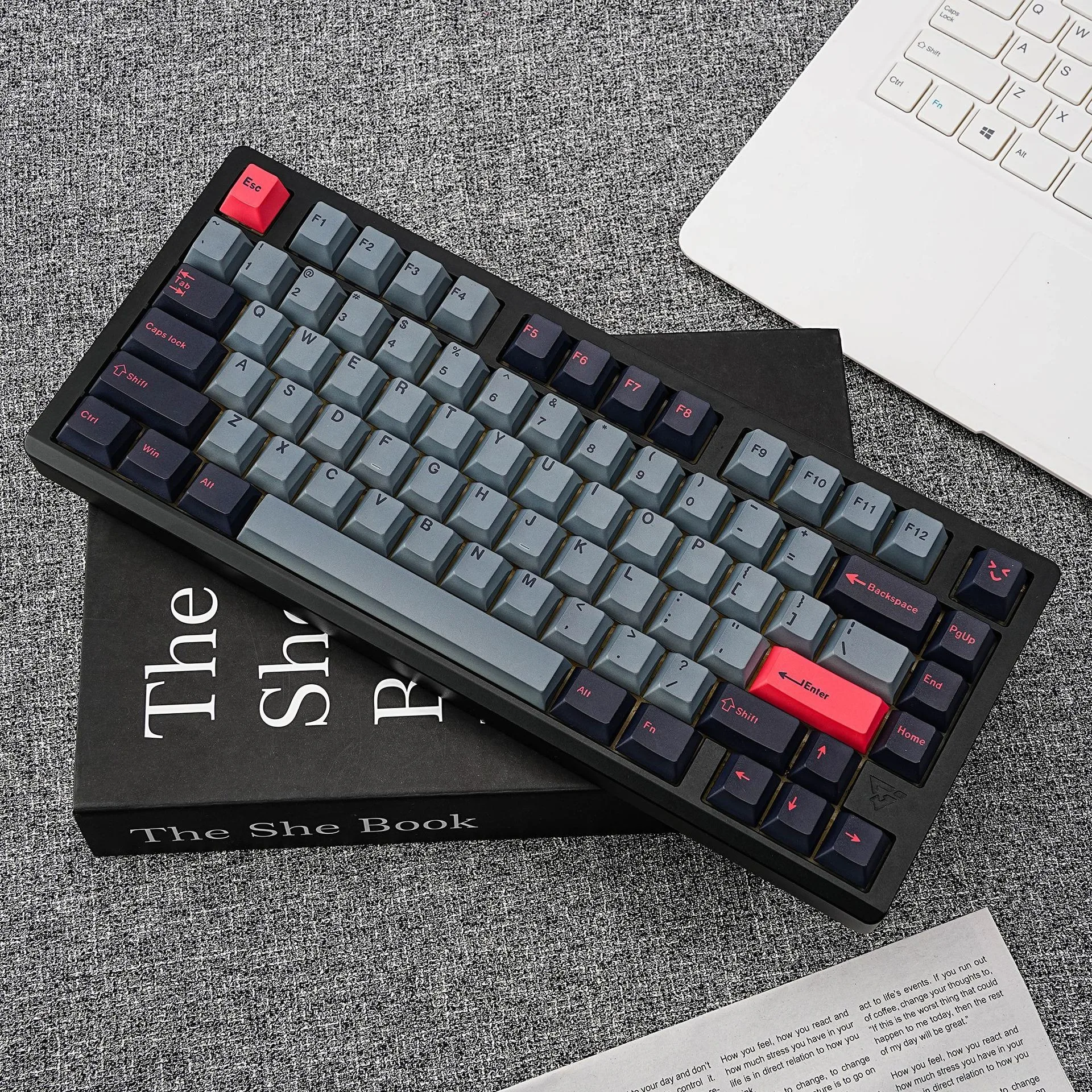 GMK 8008 기계식 키보드 키캡 7U ISO 스페인어 프랑스어 독일어 Abnt2 러시아어 한국어 아랍어 일본어 체리 프로파일 PBT 키캡