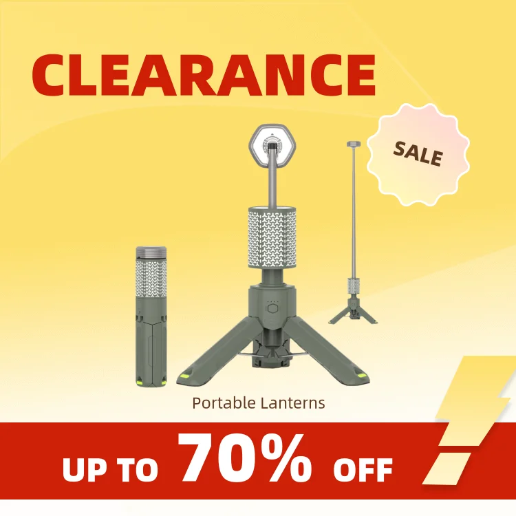 Camping Light Portable Lanterns Camping Lamp Camping Lantern LED Outdoor Camping Lantern UBS Rechargeable Adjustable Color Temperature Outdoor Portable Lantern IP65 Waterproof