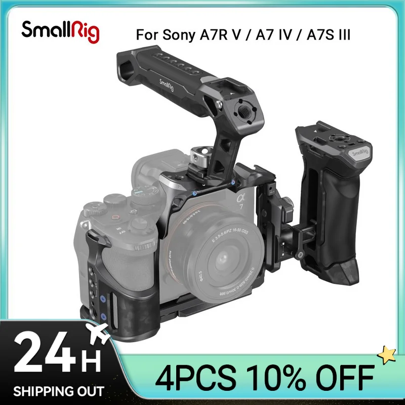 Kit Gabbia Avanzata Smallrig "Rhinoceros" Per Sony Alpha 7R V / Alpha 7 Iv / Alpha 7S Iii 3710