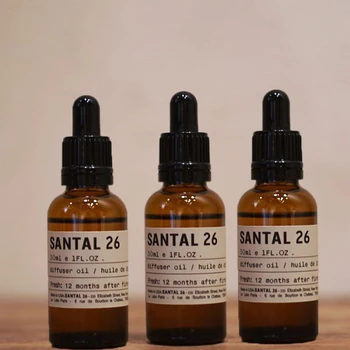 30ML Santal Diffuser Refill Oil Aromatherapy Diffuser Replacement Essential Oil Sandal Wood Hilton Humidifier 1