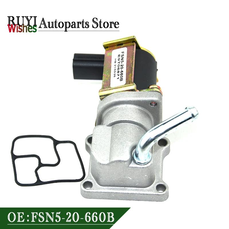 Pneumatic Air Valve FSN5-20-660B FSN520660B New Idle Air Control Valve E9T06871 For Mazda 626 Protege ES DX LX 5 1999-2003