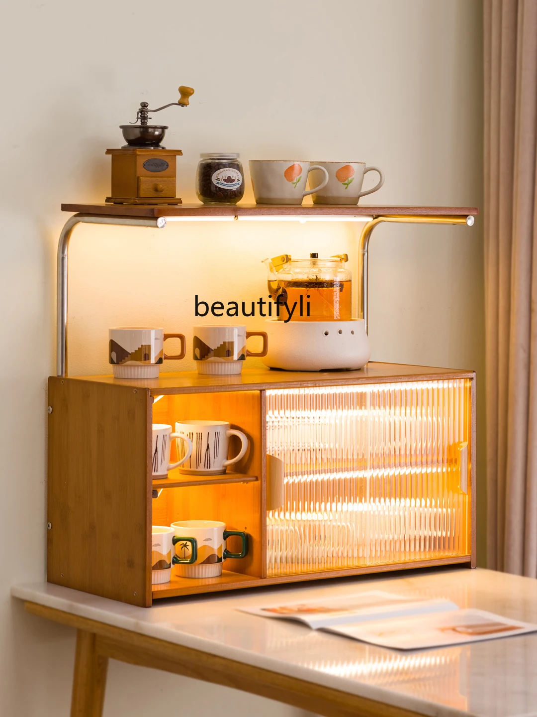

Dustproof Cup Storage Rack Water Cup Storage Tea Set Cup Holder Storage Box