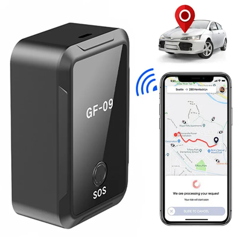 Mini GPS Car Tracker gps tracker car tracker Real Time Tracking Anti-Theft Anti-lost GPS Locator Strong Magnetic Mount Car SIM Message Positioner