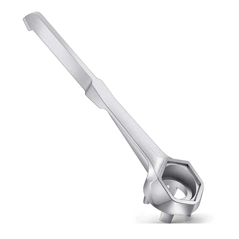 

Drum Wrench, Aluminum Drum Plug Bung Wrench Tool Opener Wrench For Bung Caps Opening 10 15 20 30 55 Gallon Drum