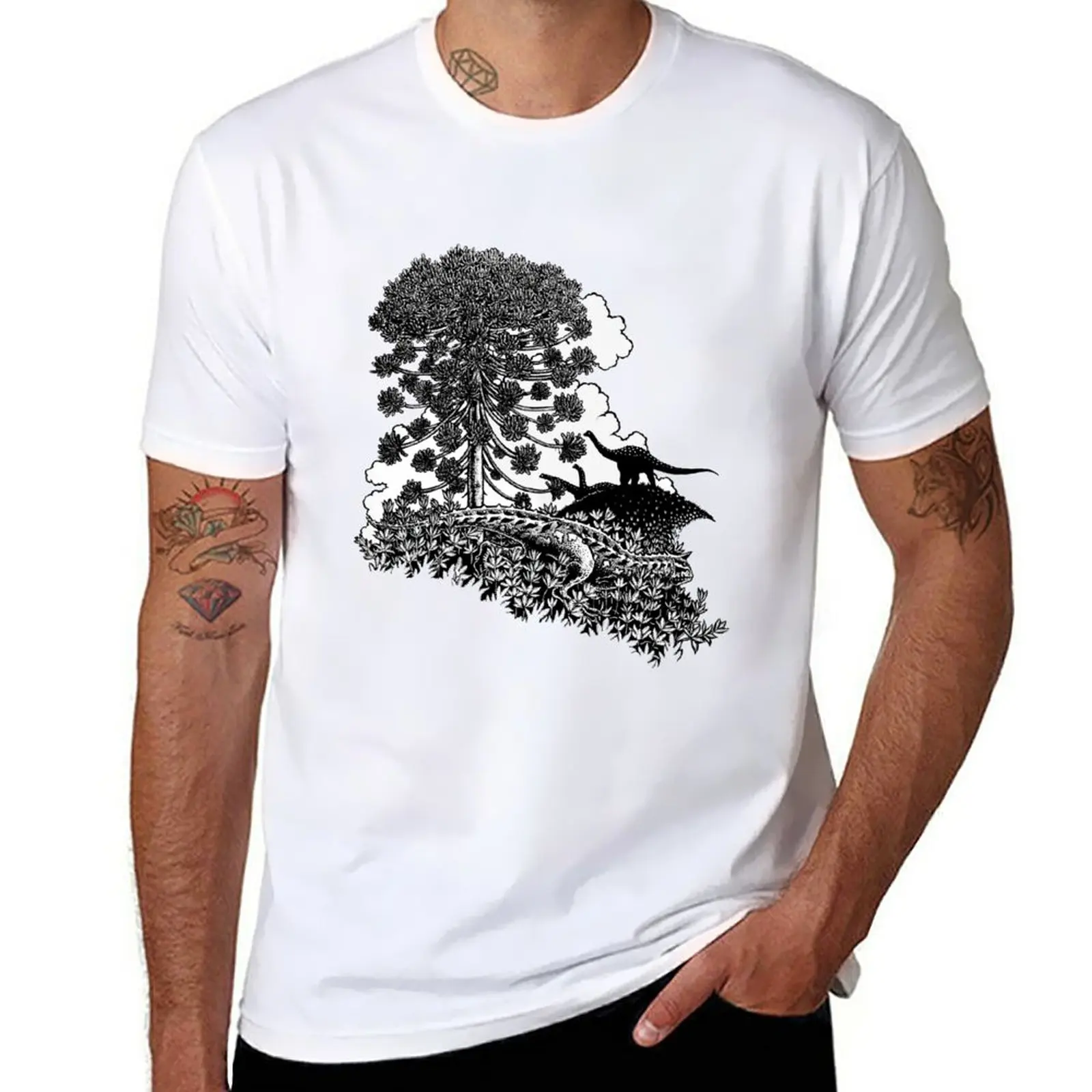 New Carnotaurus T-Shirt Abbigliamento Vintage Ragazzi Magliette Bianche Magliette Per Uomo