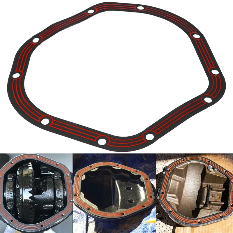 Rubber Gasket Car Differential Heat-resistant Housing Cover for Dana 44