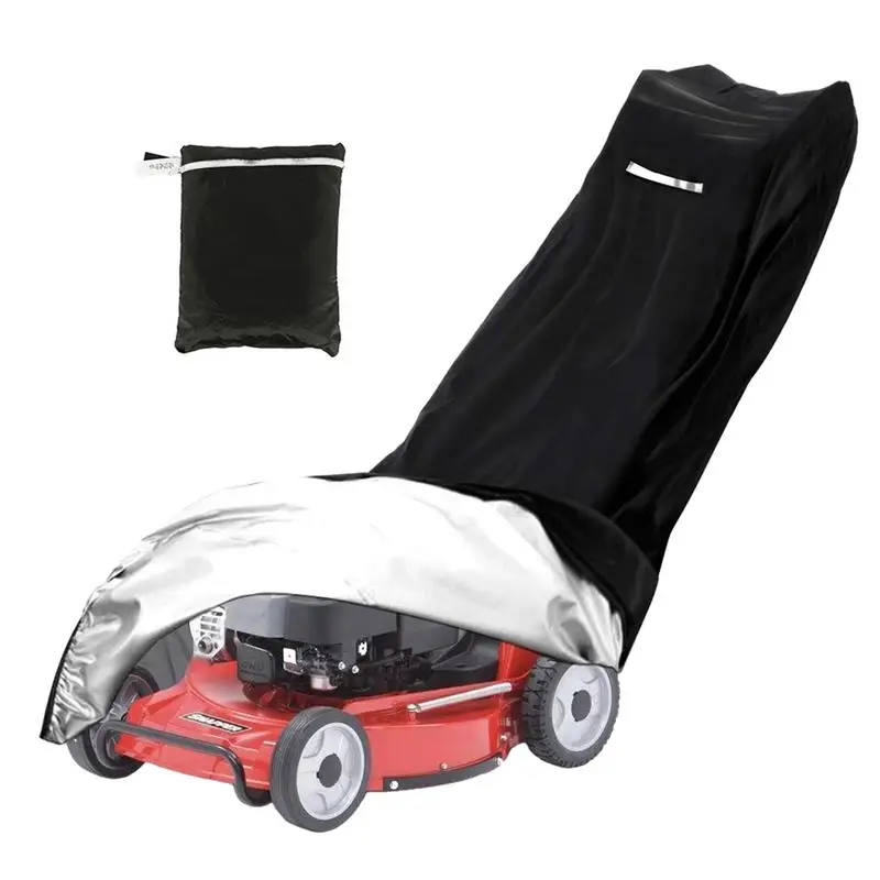 

Lawn Mower Cover Lawn Mower Protect Cover Waterproof Large Protective Lawn Mower Cover with Storage Bag for Lawn and Garden