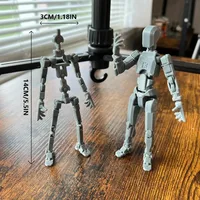 Multi-Jointed Movable Shapeshift Robot 2.0 3D Printed Mannequin Dummy 13 Action Figures Toys Kids Adults Parent-children Games 5