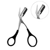 Eyebrow Trimmer Scissor with Comb Female Male Eyebrow Eyelash Scissors Safety Stainless Steel Face Razor Makeup Beauty Scissors 1