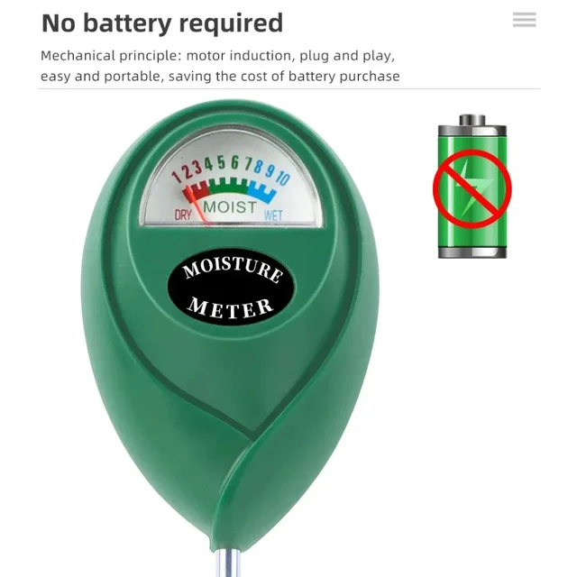 Soil Moisture Meter Plant Watering Test Soil Humidity Monitor Detector Hygrometer Flower Testing Home Gardening Measuring Tool 4
