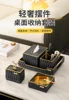 Household simple living room light luxury creative office fly ash ashtray tissue box desktop decoration storage accessories 6