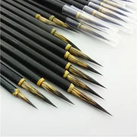 3/4Pcs Wolves Hair Brush Chinese Calligraphy Pen Hook Line Paint Brush Chinese Calligraphy Brush Art Oil Painting Drawing Brush 2